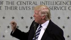 'I am so behind you,' Trump tells CIA officials News Clip