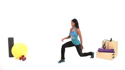 How to Do a Walking Lunge Instructional Video