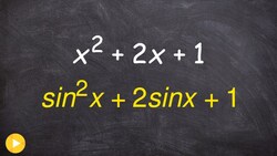 How to factor trigonometric expressions Instructional Video