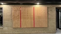 #TheMoment two friends turned a damaged business window into art News Clip