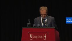 EU Council president Tusk praises EU unity, warns post-Brexit UK to become 'second-rate player' News Clip