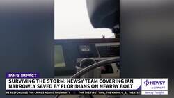 Surviving The Storm: Newsy Team Covering Ian Narrowly Saved By Locals News Clip