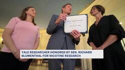 Yale doctor recognized for her groundbreaking research into nicotine addiction and treatment News Clip