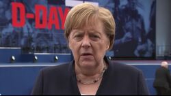 Merkel says D-Day led to liberation from Nazis News Clip
