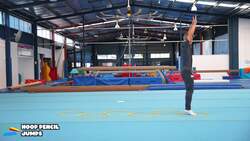 Elementary gymnastics - Misc - 1 hoop pencil jumps Instructional Video