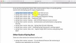 Master Microservices with Spring Boot and Spring Cloud - Step 8 – Overview of Different Spring Boot Starter Projects Instructional Video