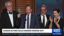 'Conclave' triumphs at SAG Awards and Timothée Chalamet wins best actor, upending Oscar predictions News Clip