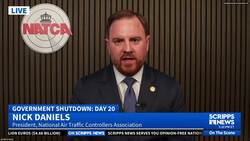 Shutdown places 'unacceptable' distractions on air traffic controllers, union president says News Clip