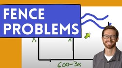 Vertex Form Word Problems (Fence Problems) Instructional Video
