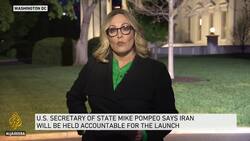 Al Jazeera questions Trump on Iran's military satellite launch News Clip