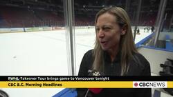 First ever Professional Women's Hockey League game begins in Vancouver News Clip