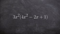 Overview Teacher Explains How to Multiply Polynomials Using Distributive Property Instructional Video
