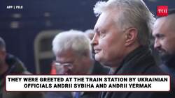 Air Raid Sirens Boom As World Leaders Arrive In Kyiv To Mark Third Anniversary Of Russia's Invasion News Clip