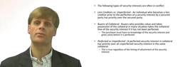 Priority Conflicts between Security Interests Instructional Video