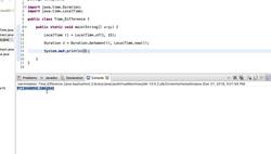Core Java Programming Course- Time Difference Instructional Video