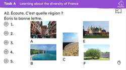 L'Hexagone : present tense, prepositions à and en. Instructional Video