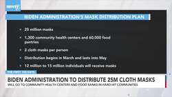 Biden Administration To Distribute 25M Cloth Masks News Clip
