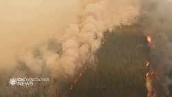 'Holdover fires' producing smoke again: B.C. Wildfire Service News Clip