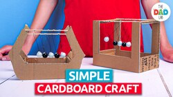 How to Build a Cardboard Newton’s Cradle Instructional Video