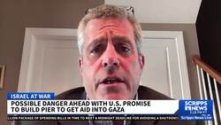 In building Gaza's new port, US forces face varied threats News Clip
