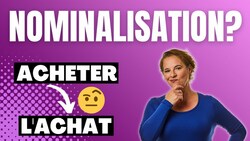 How to turn a French noun into a verb & vice versa | Nominalisation in French Instructional Video