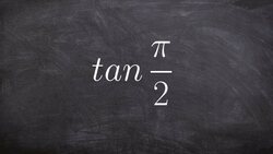 Evaluate for tangent when given an angle in radians - Cool Math Instructional Video