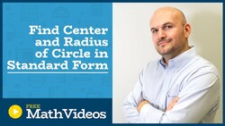 Master how to determine the center and radius given the equation of a circle Instructional Video