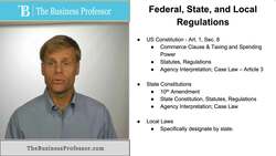 Federal State and Local Regulations Instructional Video