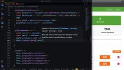 Modern JavaScript from the Beginning - Second Edition - Display New Meal and Workout Instructional Video