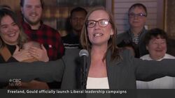 Chrystia Freeland, Karina Gould launch Liberal leadership campaigns News Clip