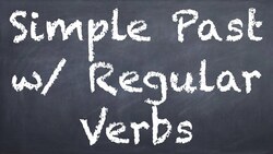 Simple Past (Preterite) w/ Regular Verbs - German 2 WS Explanation - Deutsch lernen Instructional Video