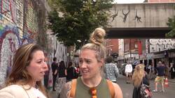 Third Banksy in days appears on bridge in London News Clip