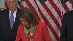 Pelosi signs bill challenging Trump on Yemen war News Clip