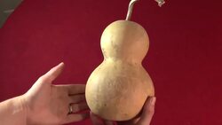 How to Craft a Christmas Gourd Snowman Instructional Video
