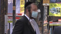 CLEAN : Hasidic Jewish pilgrims visit the tomb of Rabbi Nahman News Clip