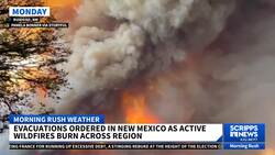 At least 1 dead, 1,400 structures burned as New Mexico wildfires rapidly spread News Clip