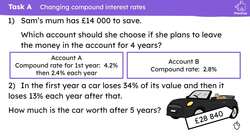 Changing compound interest rates Instructional Video