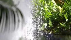 Splashing water in slow motion 180fps Stock Footage