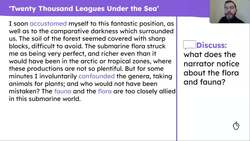 'Twenty Thousand Leagues Under the Sea': explaining a writer's structural choices Instructional Video