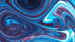 Abstract Colorful Mixing Oil And Paint Blasting Background Texture Stock Footage