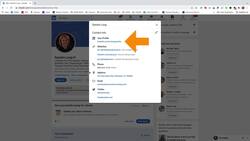 Linkedin Profile For Professionals - Add Your Contact Information Instructional Video