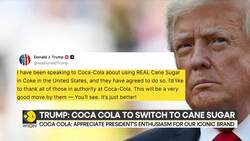 Donald trump says Coca-Cola agreed to use real cane sugar in US News Clip