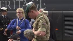 Veterans board MV Boudicca after D-Day ceremony Instructional Video