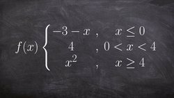 Graphing Piecewise Functions With Three Equations Instructional Video