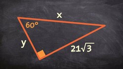 Given the long leg of a special right triangle determine the missing lengths Instructional Video