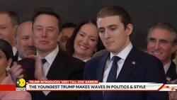 Barron Trump steals the spotlight at inauguration | Gravitas News Clip