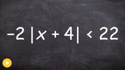 Solving absolute value inequalities when there are infinite many solutions Instructional Video