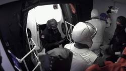 NASA Astronauts Get Ready for Launch in SpaceX Capsule News Clip