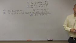 Solve a system with three variables Instructional Video