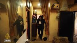 Far from home: Displaced Palestinians fearing for families News Clip